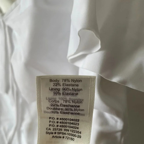 Aritzia Wilfred Nyla One Piece Ruffle Swim Bodysuit White Size Small - Picture 9 of 9